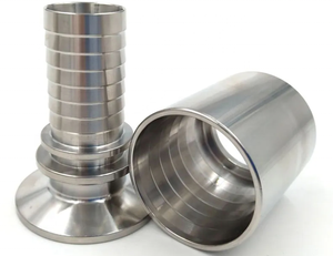 Connecteur de tuyau à trois pinces sanitaires <span class=keywords><strong>Raccord</strong></span> de <span class=keywords><strong>raccord</strong></span> de tuyau de <span class=keywords><strong>sertissage</strong></span> hydraulique en acier inoxydable - Product Image 3