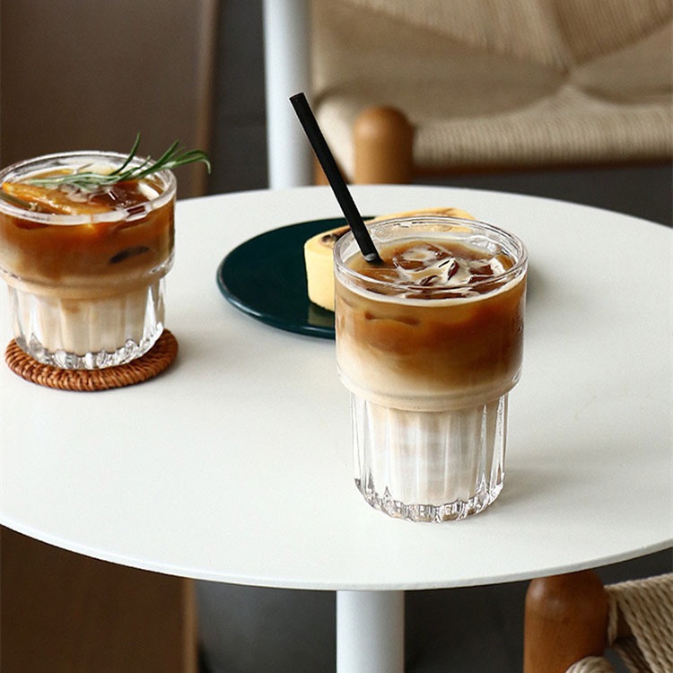 330ml fast delivery support customization crystal glass cup coffee cup