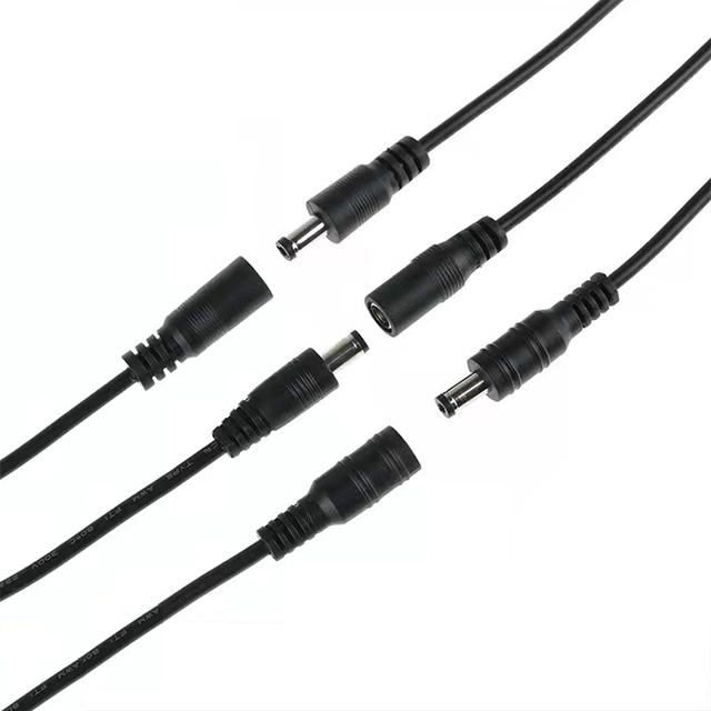 DC5.5*2.1mm Barrel Connector 12V 24V Dc 5.5mm*2.1mm Jack Plug Cable Dc Extension Cable Dc Power Cable for LED Strip Light