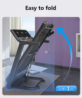 Tapis roulant électrique pour usage domestique, moteur 2,5 CV, design pliable, écran LCD, fonctionnement ultra-silencieux, synchronisation avec application intelligente