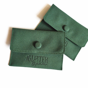 Bolsa de Tela Pequeña con Cierre de Microfibra para Joyería, Bolsa de Almacenamiento de Joyería con Impresión de Logotipo, Bolsa de Joyería Antioxidante al por Mayor - Product Image 2