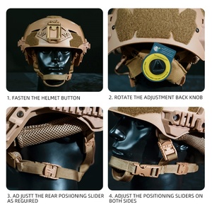 Casque tactique léger Wendy EX 3.0 Rail en ABS respirant pour jeux en plein air et entraînement équestre - Product Image 6