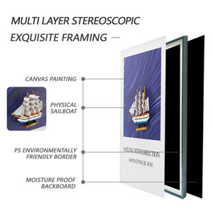 Nouveau design abstrait décor à la maison vincent <span class=keywords><strong>wilhelm</strong></span> van gogh étoilé toile peinture 3D luxe mur art - Product Image 5