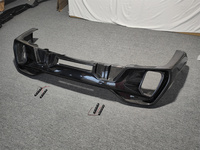 Kit carrosserie fibre de carbone type LD pour BMW X6 G06, lèvre avant, diffuseur arrière, jupes latérales, spoiler, coque de rétroviseur en maille centrale