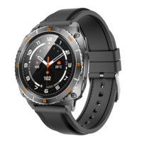 Montre connectée avec design de lunette rotative de décompression technologique, cadran exquis AI, ChatGPT, étanche IP68, écran AMOLED de 1,43 pouce, navigation GPS