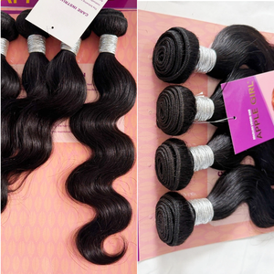 Extensions <span class=keywords><strong>de</strong></span> cheveux humains vierges 100% naturels, grade 10A, 4+4, 4x4 lace, noirs naturels, lisses ou ondulés, avec closure en dentelle et 200g <span class=keywords><strong>de</strong></span> mèches - Product Image 6