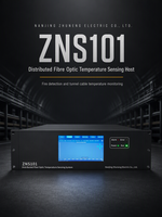 Sistem Deteksi Kebakaran Terowongan Utilitas DTS 20km Single Mode Distributed Fiber Temperature Sensing Host dengan Layar