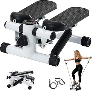 Mini stepper d'intérieur en acier personnalisable et réglable, multifonctionnel et silencieux pour le fitness - Product Image 1