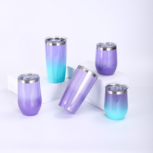 Nouvelle Tasse Isotherme Personnalisée 2026 en Acier Inoxydable 304, Tasse à Eau Dégradée Effet Nacré, Vente en Gros - Product Image 4