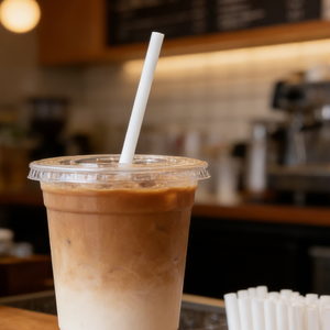 โรงงาน ODM หลอดดูดน้ำพลาสติก PP แบบห่อแยกสำหรับชานมไข่มุก สมูทตี้ มิลค์เชค แบบใช้แล้วทิ้ง - Product Image 2