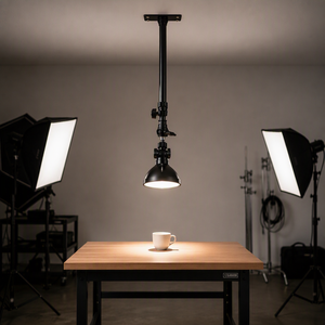 Soporte de Luz para <span class=keywords><strong>Techo</strong></span> o Pared de Estudio Fotográfico, para Iluminación, Cámaras, Luces de Estudio, Anillo de Luz - Product Image 5