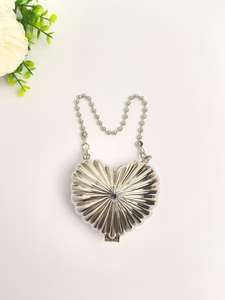 Petit sac à bandoulière imperméable avec forme amusante, mini pochette à fermeture éclair, chaînes pour les fêtes, sacs à main de soirée scintillants en strass - Product Image 5