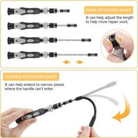 115 en 1 tournevis Mini tournevis de précision Multi ordinateur PC téléphone portable appareil portable réparation isolé main outils à la maison