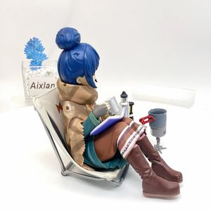YMJ 12cm Anime <span class=keywords><strong>Yuru</strong></span> Shima Rin PVC figurine décontracté Camp DX Figurine à collectionner modèle poupée jouet - Product Image 5
