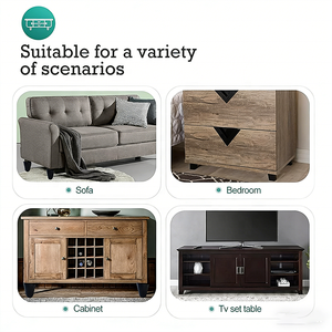 <span class=keywords><strong>Pieds</strong></span> <span class=keywords><strong>de</strong></span> Meuble Modernes en Bois Massif Noir <span class=keywords><strong>de</strong></span> 2 Pouces – Lot <span class=keywords><strong>de</strong></span> <span class=keywords><strong>4</strong></span> pour <span class=keywords><strong>Chaises</strong></span>, Commodes, Ottomanes, Armoires – Installation Facile par Visser - Product Image 6