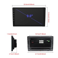 Podofo 9 ''CarPlay Autoradio Stereo Android IPS Touchscreen Android Auto GPS WiFi BT HiFi FM RDS Universal/Buick/Chevrolet/GMC