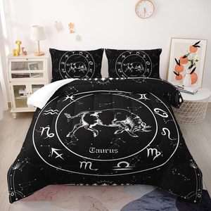 LEO <span class=keywords><strong>ZODIAC</strong></span> Quilt thiết lập cho tất cả các lứa tuổi Trọng lượng nhẹ Quilted <span class=keywords><strong>bedding</strong></span> với 1 Comforter & 2 vỏ gối - Product Image 1