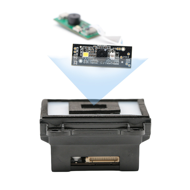 Fast QR Code Barcode Scanner USB Camera Module with Built-In Flashlight for Low Light Scanning
