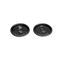 Fabricants de couvercles pour boîtes en gros 113 #   200 #   202 #   Boîte de conserve alimentaire argentée noire à ouverture facile, couvercle de canette en aluminium à ouverture facile pour boissons