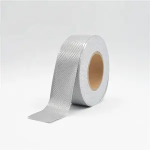 retro reflective tape single side reflective elastic tape spandex breathable fabric with punched hole for sportswear