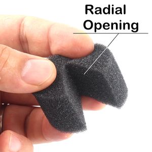 50 pièces/paquet éponge hydroponique noire jardin légumes sans sol plantation éponge mousse plantes racine éponge fixe pour paniers Pots - Product Image 2