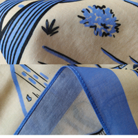 Bandana en coton 100% personnalisé style western cowboy avec un design amusant, écharpe à bords festonnés pour une utilisation en extérieur, logo personnalisé et multifonctionnel