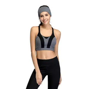 87% Nylon 13% Spandex Three D Three-Dimensional Cut Yoga Fitness Multi-Purpose Vest Set Suitable For Running/Fitness/Yoga