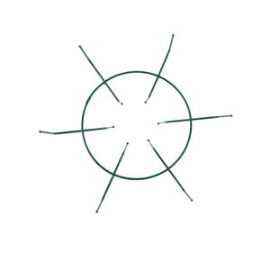 थोक 10 इंच 12 इंच 14 इंच के राउंड मेटल वायर पावर लेपित पुष्पचक्र फ्रेम क्लैंप शैली क्रिसमस - Product Image 3