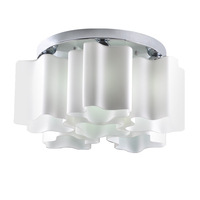 Lustre de plafond créatif rétro français en verre nuage de forme irrégulière pour salon, restaurant, bar, entrée, chambre