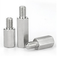 M2 M3 M4 M5 M6 M7 M8 M10 entretoise filetée mâle femelle zinguée en aluminium galvanisé hexagone pcb cylindre entretoises hexagonales
