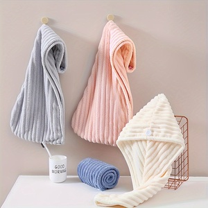 Nouvelle <span class=keywords><strong>serviette</strong></span> de séchage pour cheveux absorbante et à séchage rapide, écologique, pour femmes, sans soufflerie, douce, idéale pour les voyages - Product Image 2