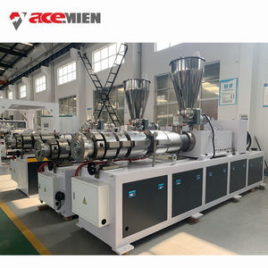 Ligne de production de tuiles de toit en PVC ASA granulés/film SJZ80/156+SJ50/ligne de production économique de tuiles de toit en plastique émaillées espagnoles - Product Image 4