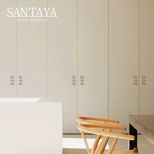 Tiradores <span class=keywords><strong>de</strong></span> latón cromado sólido Santaya para gabinetes <span class=keywords><strong>de</strong></span> cocina, pomos para cajones <span class=keywords><strong>de</strong></span> dormitorio y tiradores <span class=keywords><strong>de</strong></span> muebles - Product Image 3