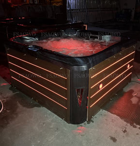 Piscine Spa Extérieur Luxe Jacuzzi Bain à remous profond dans la cour de la villa Bain à remous privé japonais extérieur Éclairage décoratif - Product Image 6