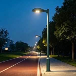 ไฟตกแต่งสวน LED ไฟฟ้าคุณภาพสูงทันสมัย 3 เมตร กำลังไฟ IP65 อลูมิเนียมอัลลอยด์ ปรับความสว่างได้ รับประกัน 5 ปี - Product Image 2