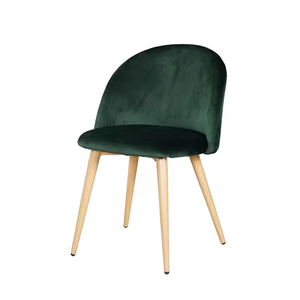 <span class=keywords><strong>Sedie</strong></span> da Pranzo Imbottite Semplici per <span class=keywords><strong>Cucina</strong></span>, Sedia in Velluto <span class=keywords><strong>Rosa</strong></span> per Toeletta, Sedia Laterale per Soggiorno con Gambe in Metallo - Product Image 4