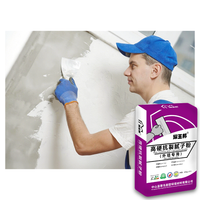 Poudre de mastic de peinture de rendu de ciment de plâtre de mur extérieur imperméable à base d'acrylique pour l'application de brosse