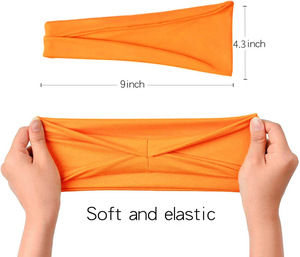 Fascia <span class=keywords><strong>per</strong></span> <span class=keywords><strong>Capelli</strong></span> Sportiva TREETIP con Logo Personalizzato, Elastica e Assorbente, ad Asciugatura Rapida in Poliestere <span class=keywords><strong>per</strong></span> Yoga e Corsa - Product Image 3