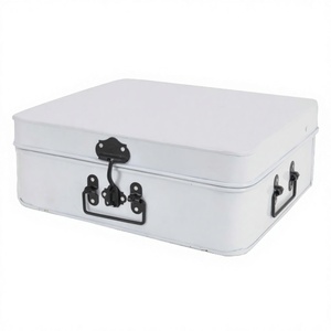 Easy Adjustable Custom <b>Storage</b> Box for Picnic Best Selling Sheet Iron Custom Color Finished <b>Suitcase</b> Decorative Metal Box Sales - Product Image 1