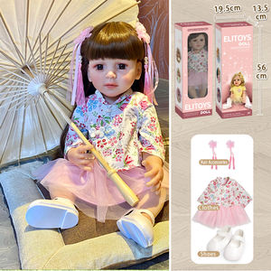 Muñeco Bebé <span class=keywords><strong>Reborn</strong></span> de Silicona de 60 cm con <span class=keywords><strong>Ojos</strong></span> <span class=keywords><strong>Cerrados</strong></span>, Bebé de Simulación - Product Image 2