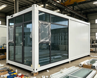 Unité préfabriquée modulaire entièrement vitrée et isolée pour bureau de jardin / cabane de vacances / studio d'accueil