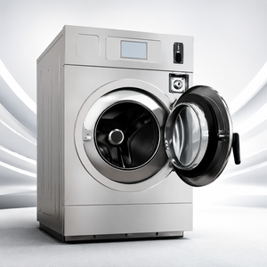 15kg Electric Coin Operated Commercial Washer Extractor Industrial Laundry <strong>Washing</strong> <strong>Machine</strong> Stainless Steel Hard Mount - Product Image 2