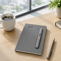 Carnet de notes personnalisé en cuir rigide A5 pour le bureau, cadeau promotionnel, journal de bureau