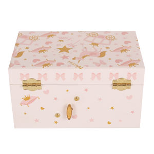 Joyero de música de Castillo de unicornio de lujo de fábrica Ever Bright, manivela de mano de alta calidad, <span class=keywords><strong>canción</strong></span> con pilas para regalos de niñas - Product Image 4