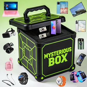 Kotak Misteri Kejutan Berkualitas Tinggi 100% Earphone, Jam Tangan Pintar, Ponsel, Elektronik 3c, Tablet, Laptop Acak - Product Image 1