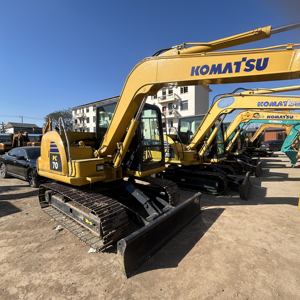 95%新品 中古 ミニコマツ PC70 7トン掘削機 0.32mバケット 48.5kW出力 日本から輸入 送料無料 - Product Image 2