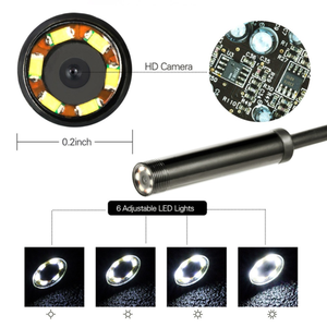 7mm लेंस यूएसबी Endoscope कैमरा निविड़ अंधकार लचीला तार नाग ट्यूब निरीक्षण <span class=keywords><strong>Borescope</strong></span> OTG संगत Android फोन के लिए - Product Image 3