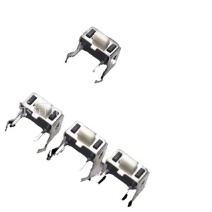 Interrupteur à bouton-poussoir tactile Lqjy 3x6x4.3/4.5/5mm 1NO à tête plate avec support, broche en laiton 250V IP40 pour produits électriques - Product Image 3