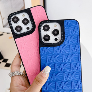 Alla moda marche <span class=keywords><strong>di</strong></span> moda <span class=keywords><strong>di</strong></span> lusso 3D goffratura artigianale in Silicone per iPhone 16 15 14 13 Pro Max brand <span class=keywords><strong>di</strong></span> lusso moda - Product Image 3