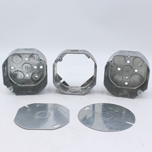 2-1/8 "Profondeur Galvanisé Octogonal IP54 Protection Nominale Acier Prise Électrique Conduit Jonction Métal Prise Électrique Boîte - Product Image 2